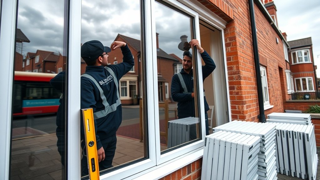 Glazier in Elgin Avenue